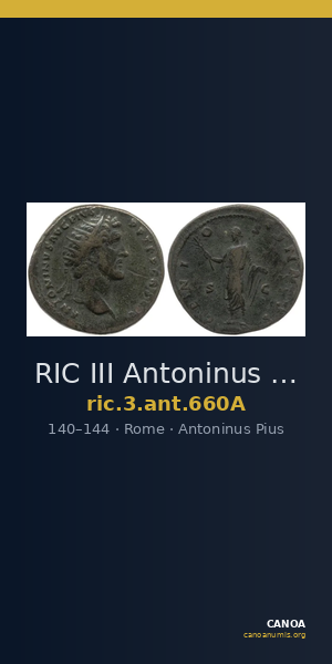 RIC III Antoninus Pius 660A — CANOA