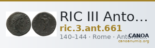 RIC III Antoninus Pius 661 — CANOA