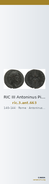 RIC III Antoninus Pius 663 — CANOA