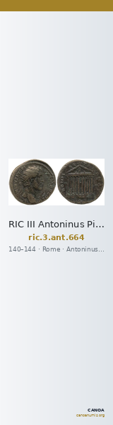 RIC III Antoninus Pius 664 — CANOA