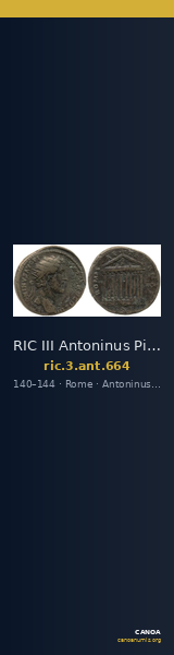 RIC III Antoninus Pius 664 — CANOA