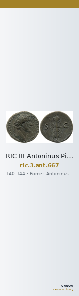 RIC III Antoninus Pius 667 — CANOA