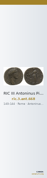 RIC III Antoninus Pius 668 — CANOA