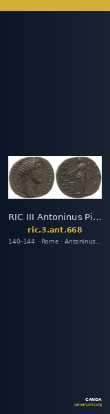 RIC III Antoninus Pius 668 — CANOA
