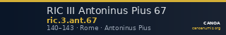 RIC III Antoninus Pius 67 — CANOA