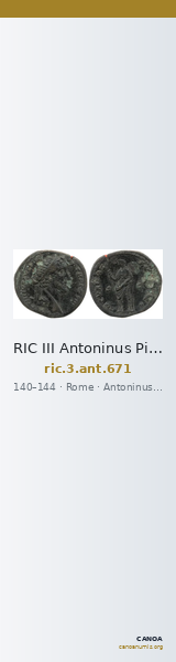 RIC III Antoninus Pius 671 — CANOA