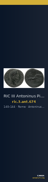 RIC III Antoninus Pius 674 — CANOA