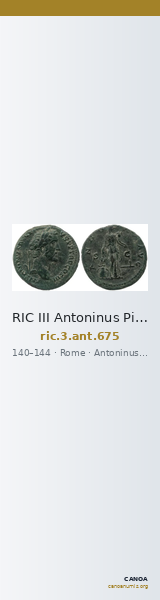 RIC III Antoninus Pius 675 — CANOA