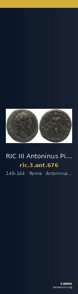 RIC III Antoninus Pius 676 — CANOA