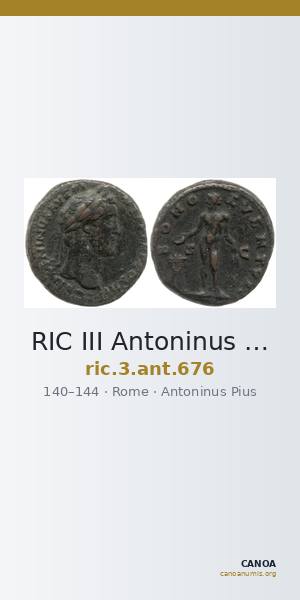 RIC III Antoninus Pius 676 — CANOA