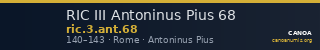 RIC III Antoninus Pius 68 — CANOA