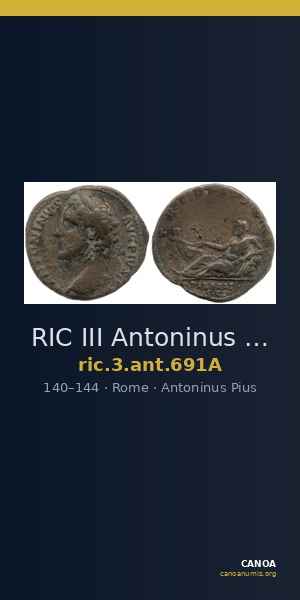 RIC III Antoninus Pius 691A — CANOA