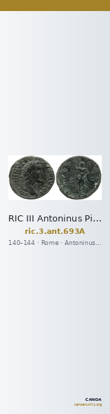 RIC III Antoninus Pius 693A — CANOA