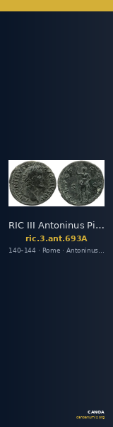 RIC III Antoninus Pius 693A — CANOA