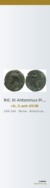 RIC III Antoninus Pius 693B — CANOA