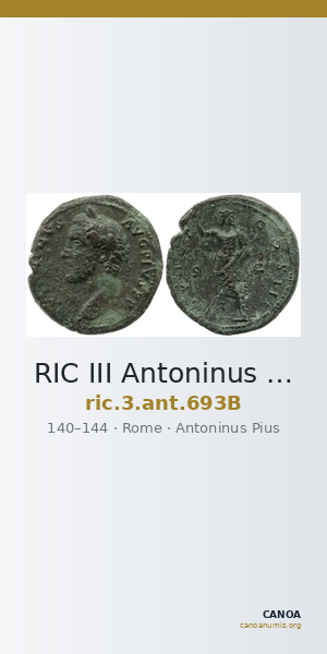 RIC III Antoninus Pius 693B — CANOA