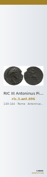 RIC III Antoninus Pius 696 — CANOA