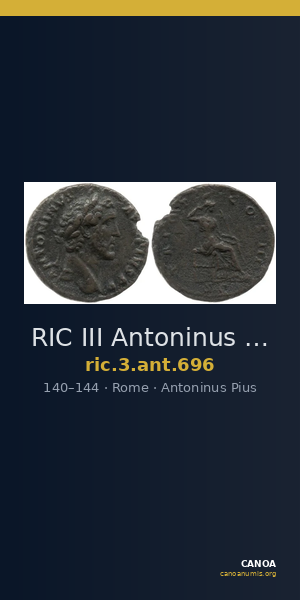 RIC III Antoninus Pius 696 — CANOA