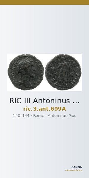 RIC III Antoninus Pius 699A — CANOA