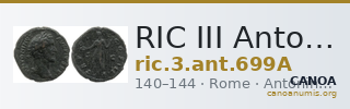 RIC III Antoninus Pius 699A — CANOA