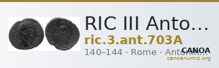 RIC III Antoninus Pius 703A — CANOA