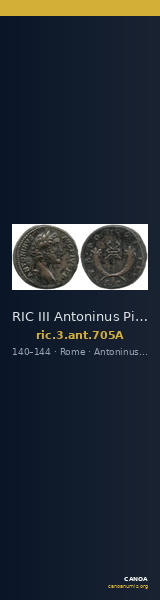 RIC III Antoninus Pius 705A — CANOA