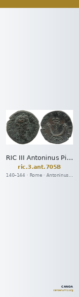 RIC III Antoninus Pius 705B — CANOA