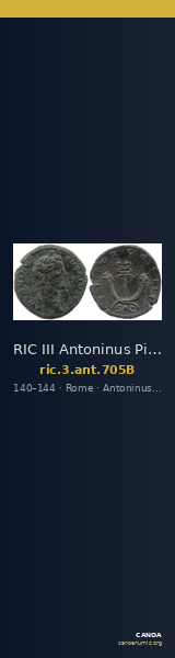 RIC III Antoninus Pius 705B — CANOA
