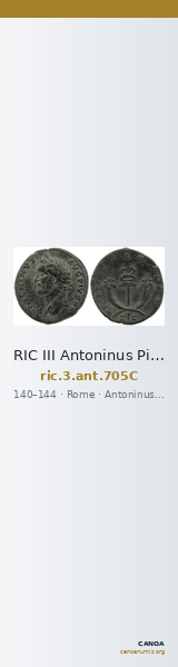 RIC III Antoninus Pius 705C — CANOA