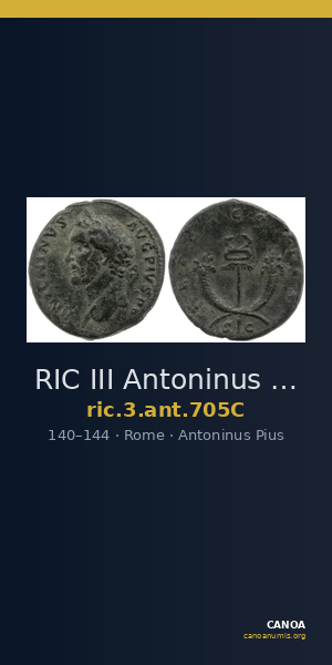 RIC III Antoninus Pius 705C — CANOA