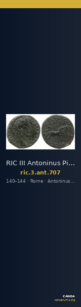 RIC III Antoninus Pius 707 — CANOA