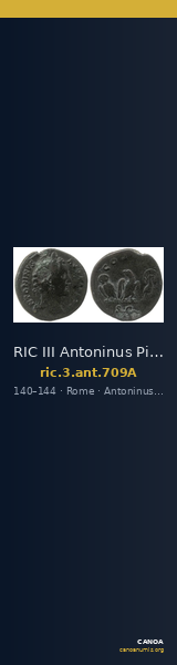 RIC III Antoninus Pius 709A — CANOA