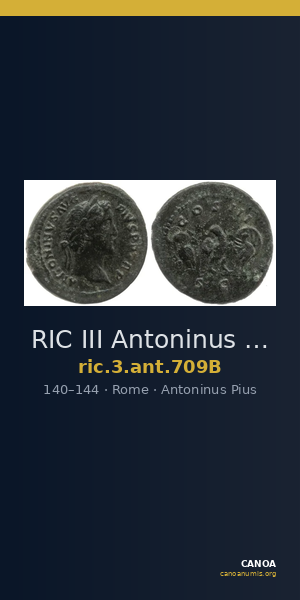 RIC III Antoninus Pius 709B — CANOA