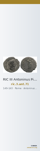 RIC III Antoninus Pius 71 — CANOA