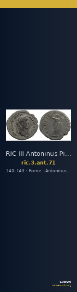 RIC III Antoninus Pius 71 — CANOA