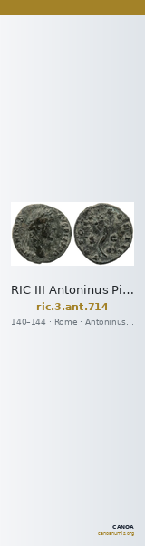 RIC III Antoninus Pius 714 — CANOA