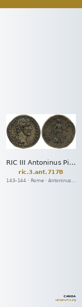 RIC III Antoninus Pius 717B — CANOA