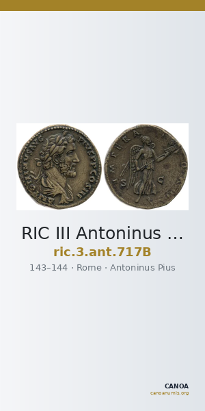 RIC III Antoninus Pius 717B — CANOA