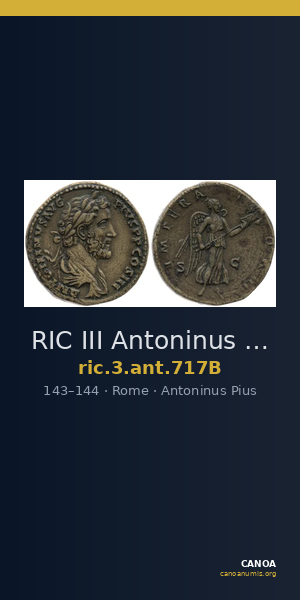 RIC III Antoninus Pius 717B — CANOA