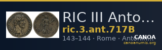 RIC III Antoninus Pius 717B — CANOA