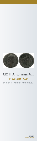 RIC III Antoninus Pius 719 — CANOA