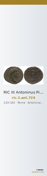RIC III Antoninus Pius 724 — CANOA