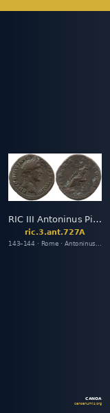 RIC III Antoninus Pius 727A — CANOA