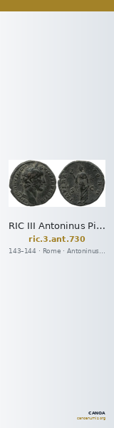 RIC III Antoninus Pius 730 — CANOA