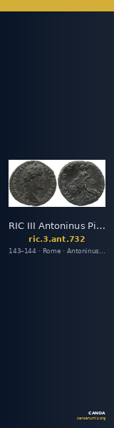 RIC III Antoninus Pius 732 — CANOA