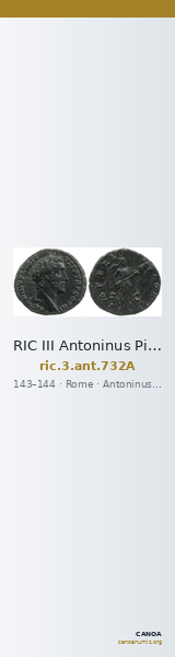 RIC III Antoninus Pius 732A — CANOA