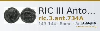 RIC III Antoninus Pius 734A — CANOA