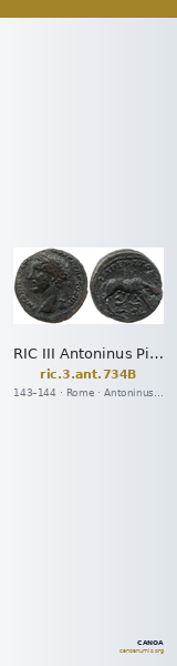 RIC III Antoninus Pius 734B — CANOA