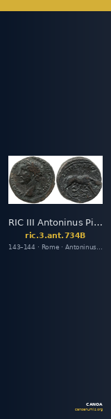 RIC III Antoninus Pius 734B — CANOA