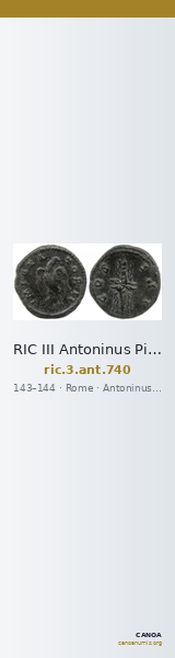 RIC III Antoninus Pius 740 — CANOA